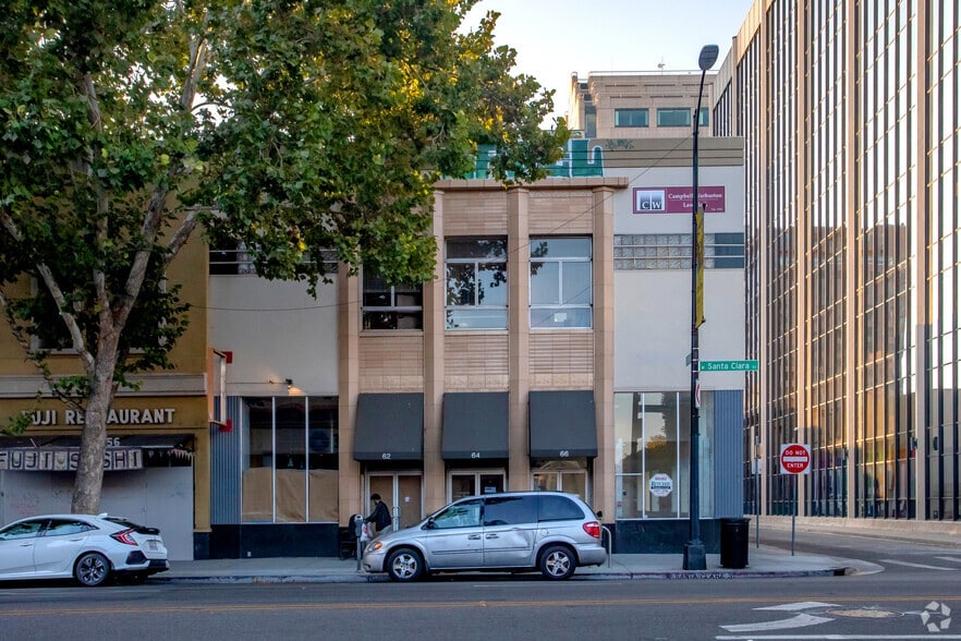 62-66 W Santa Clara St, San Jose, CA à louer - Photo du bâtiment - Image 3 de 5