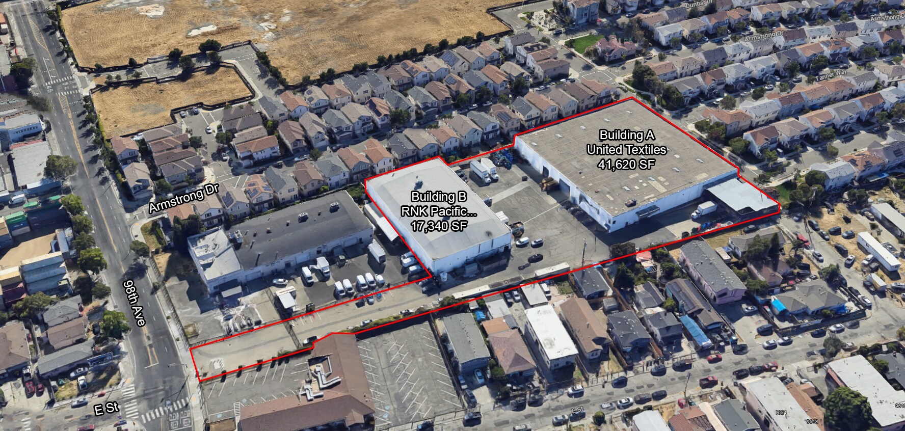 1025 98th Ave, Oakland, CA portefeuille de 2 propriétés à vendre sur LoopNet.ca Photo du bâtiment- Image 1 de 7
