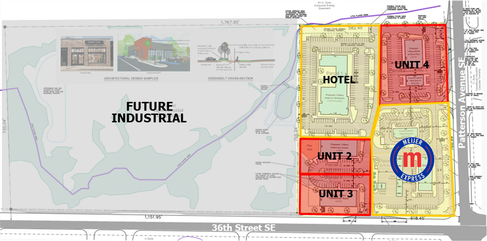 3531 Patterson Ave SE, Kentwood, MI à louer - Photo du bâtiment - Image 3 de 4