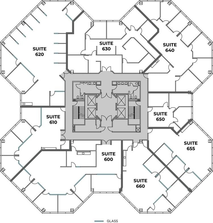 4365 Executive Dr, San Diego, CA à louer Plan d’étage- Image 1 de 1