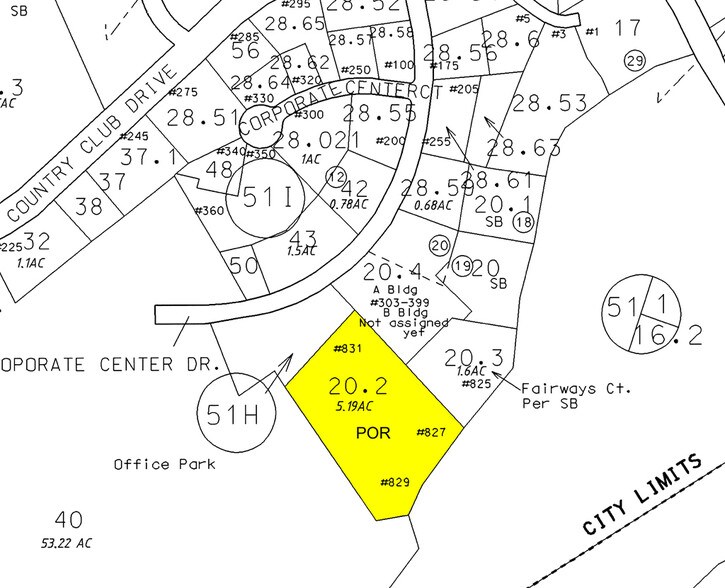 829 Fairways Ct, Stockbridge, GA for lease - Plat Map - Image 2 of 5