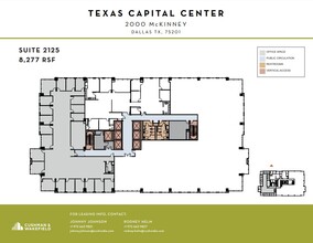 2000 McKinney Ave, Dallas, TX à louer Plan d’étage- Image 1 de 1