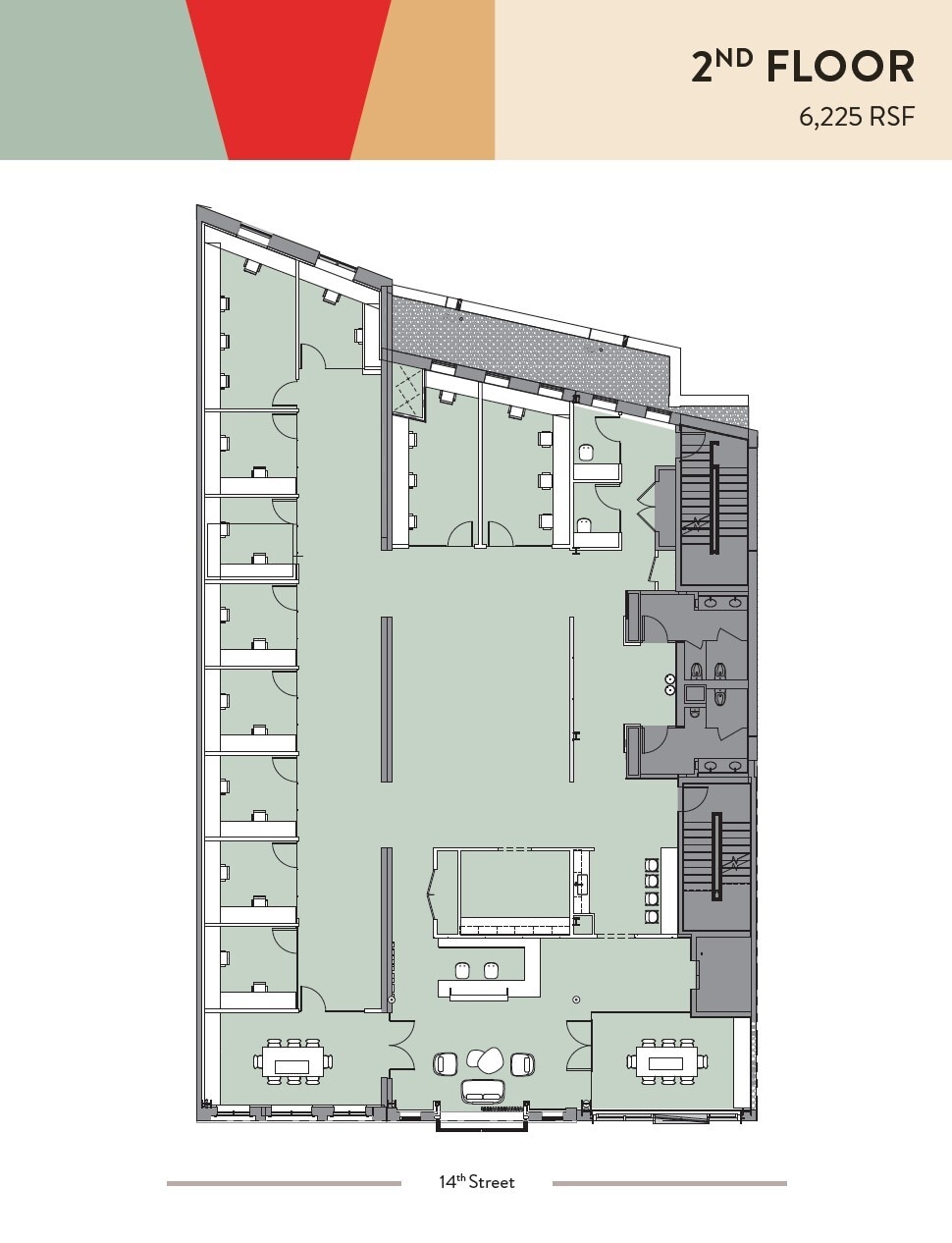 1313-1317 14th St, Washington, DC for sale Floor Plan- Image 1 of 5
