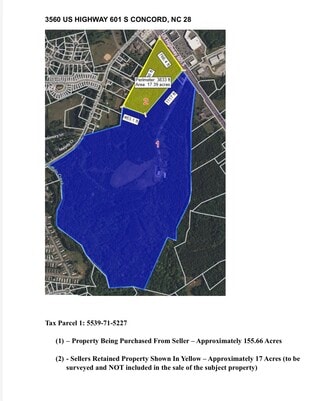 More details for 3556 US 601, Concord, NC - Land for Sale