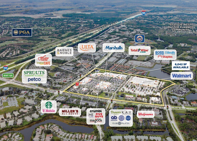 1801 St. Lucie West Blvd, Port Saint Lucie, FL à louer - Aérien - Image 2 de 11