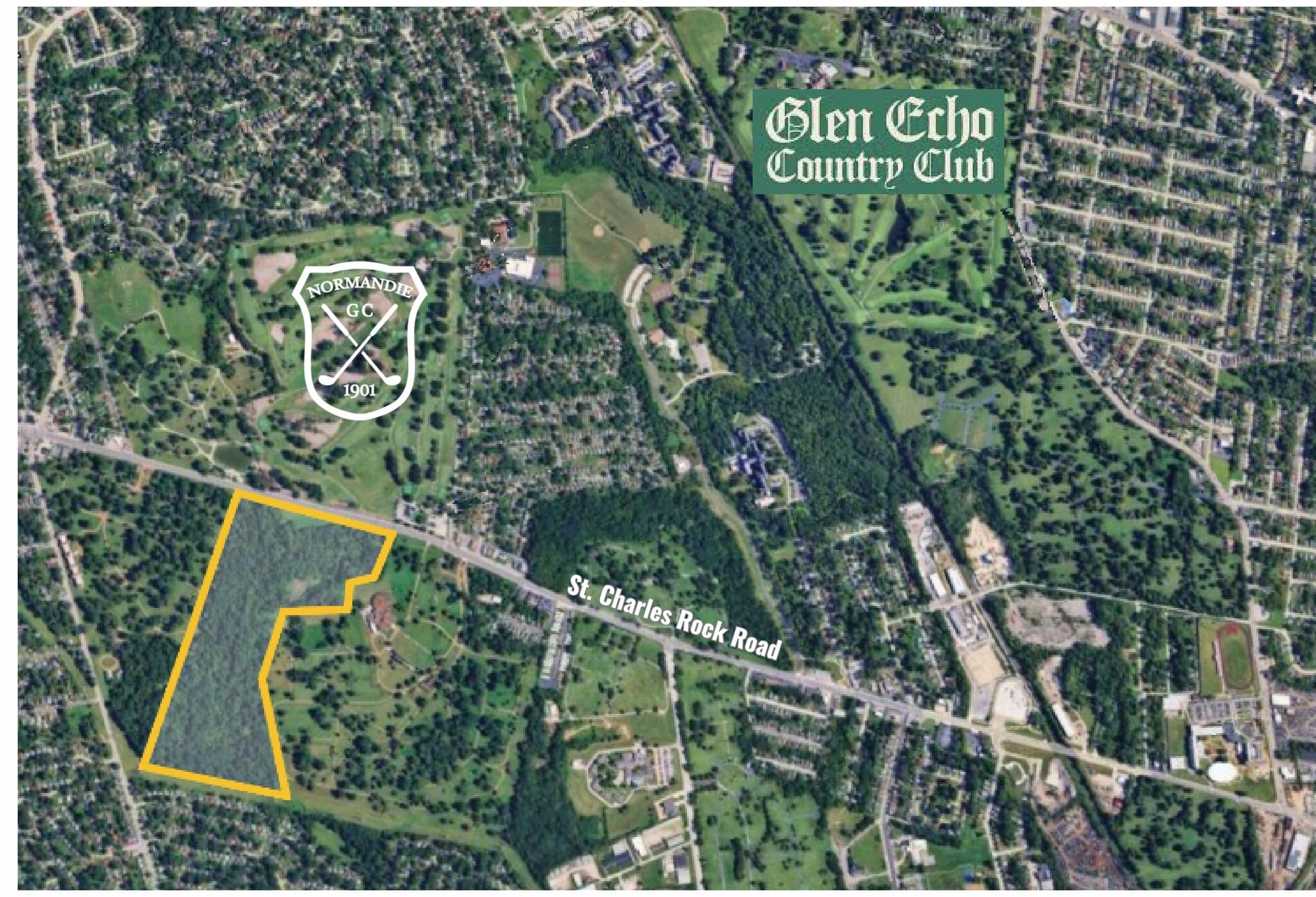 7600 Saint Charles Rock Rd, Saint Louis, MO à vendre Aérien- Image 1 de 2