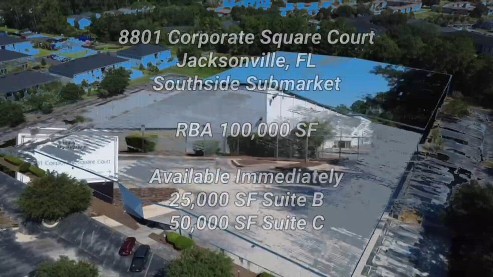 8801 Corporate Square Ct, Jacksonville, FL à louer - Vidéo sur l’inscription commerciale - Image 3 de 4