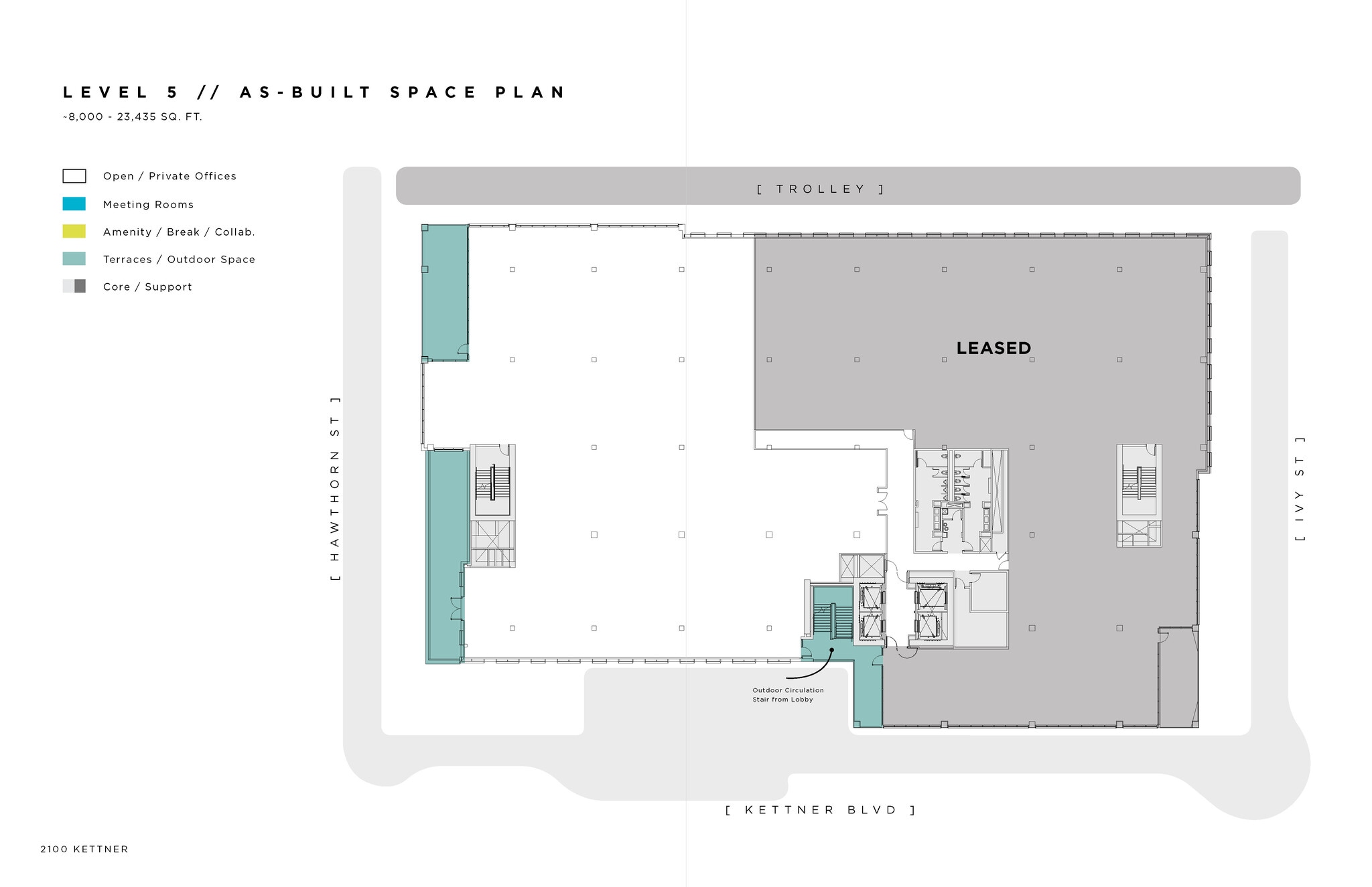 2100 Kettner Blvd, San Diego, CA for lease Floor Plan- Image 1 of 1