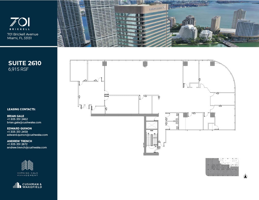 701 Brickell Ave, Miami, FL for lease Floor Plan- Image 1 of 1