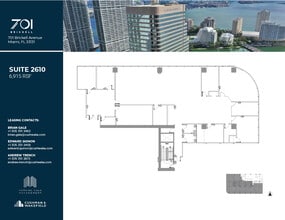 701 Brickell Ave, Miami, FL for lease Floor Plan- Image 1 of 1