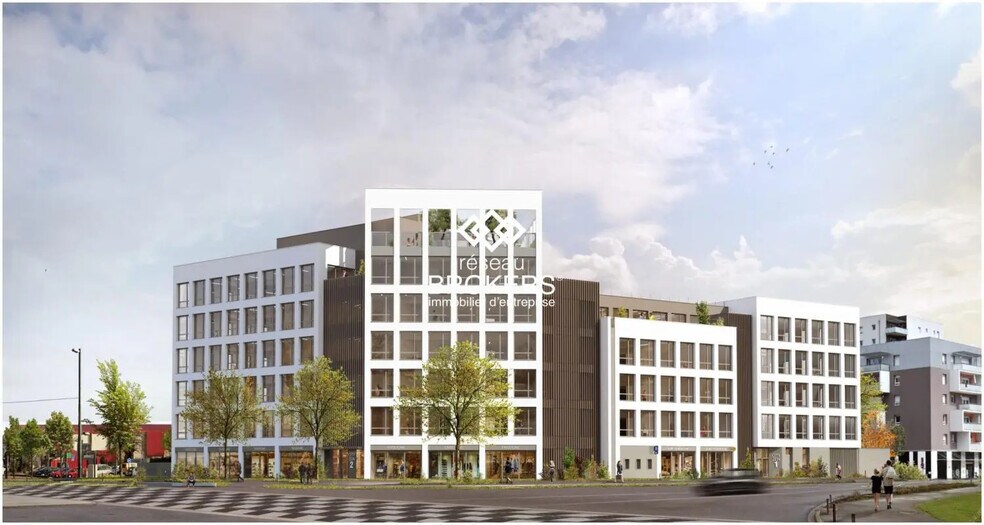 Commerce de détail dans Échirolles à louer - Photo du bâtiment - Image 2 de 2