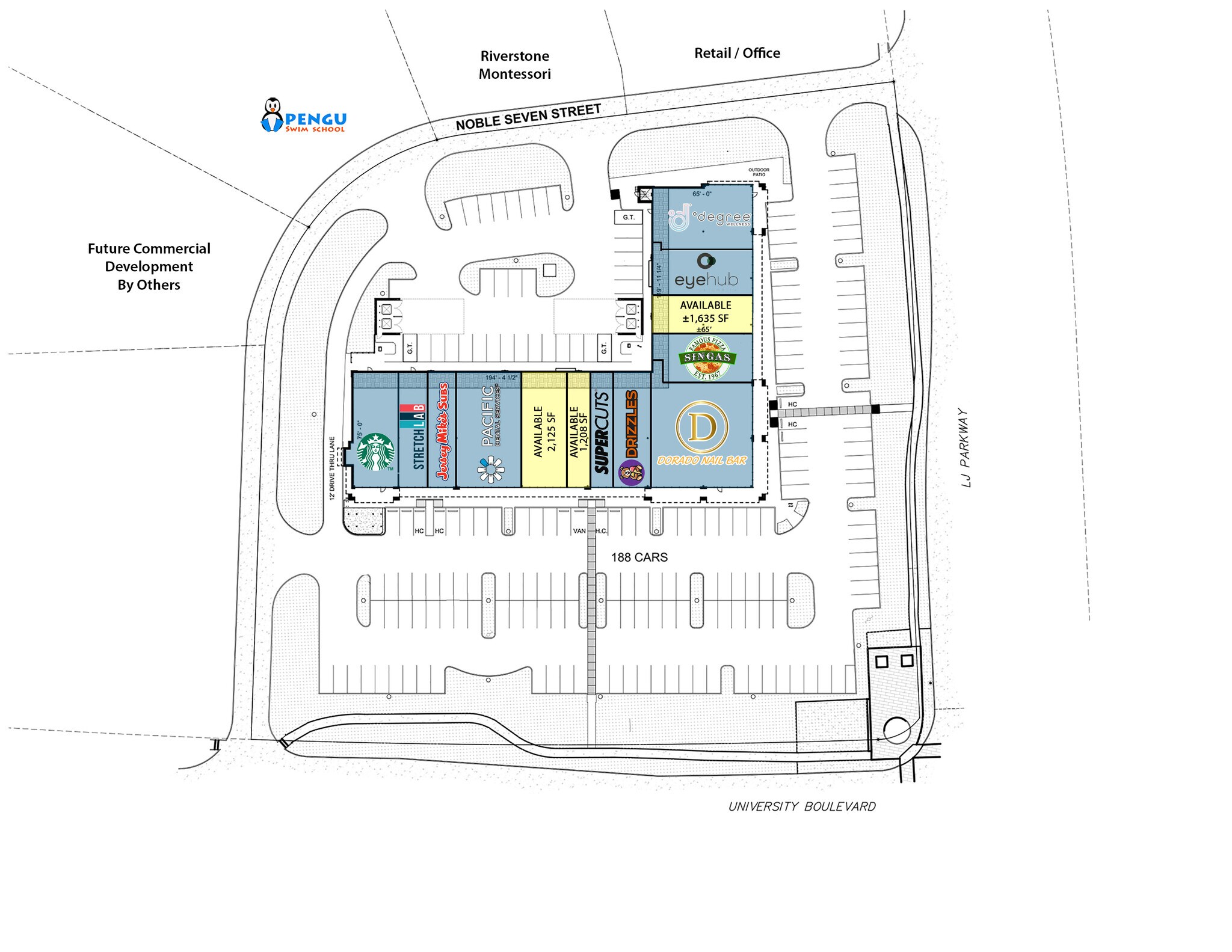 18802 University Blvd, Sugar Land, TX à louer Plan de site- Image 1 de 1