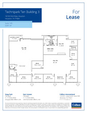 16155 Park Row, Houston, TX à louer Plan d’étage- Image 1 de 1