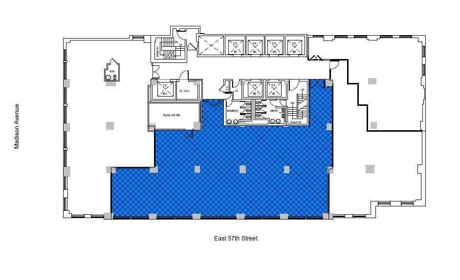 595 Madison Ave, New York, NY for lease Floor Plan- Image 1 of 2