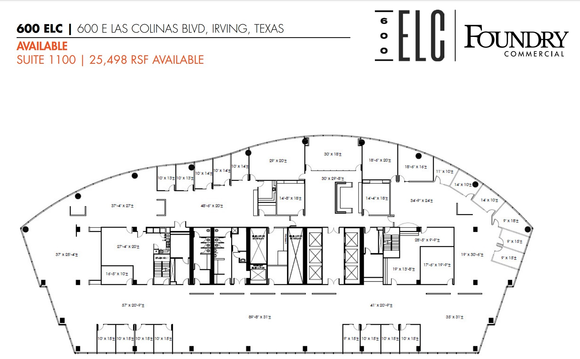 600 E Las Colinas Blvd, Irving, TX à louer Plan d  tage- Image 1 de 1