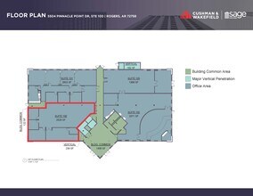 5504 Pinnacle Point Dr, Rogers, AR à louer Plan d’étage- Image 1 de 1