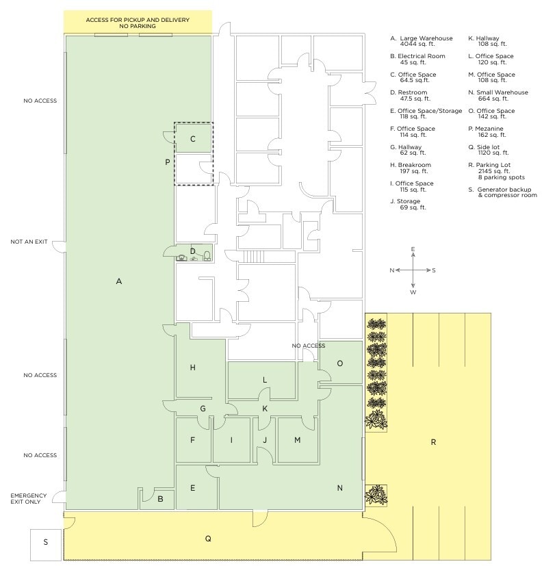 477 Roland Way, Oakland, CA for lease Floor Plan- Image 1 of 1