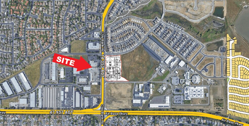 Clay Bank Road, Fairfield, CA à louer - Aérien - Image 3 de 5