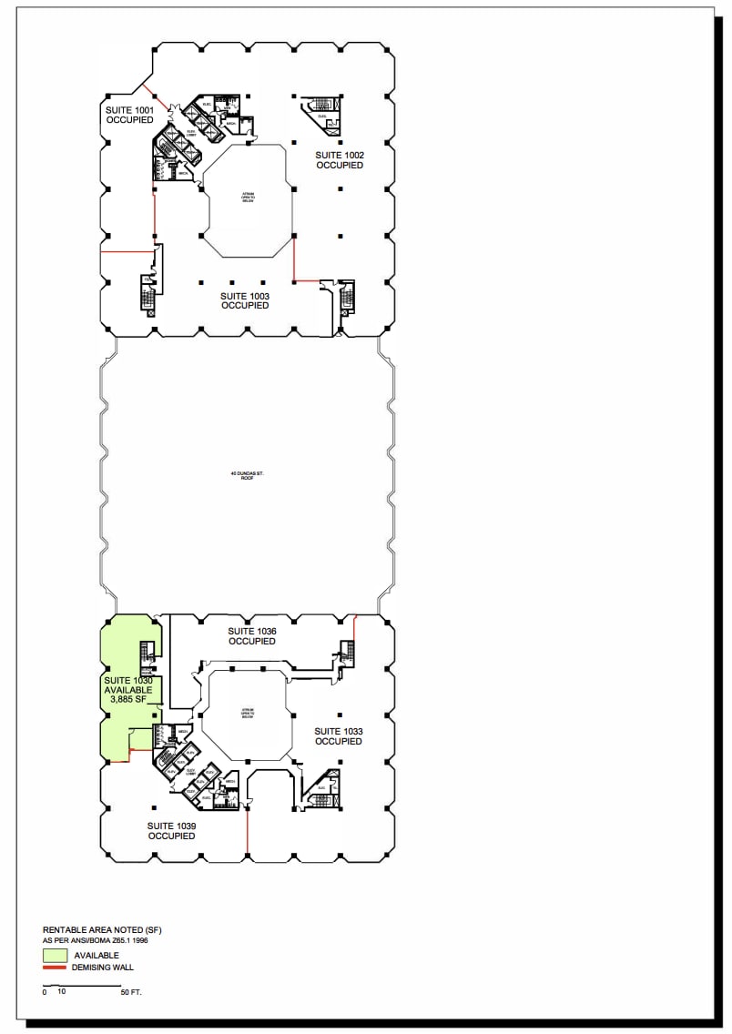 595 Bay St, Toronto, ON for lease Floor Plan- Image 1 of 1