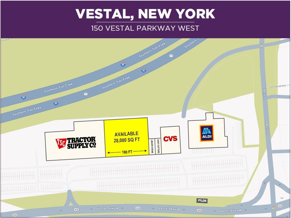 150 Vestal Pky W, Vestal Township, NY for lease Site Plan- Image 1 of 7