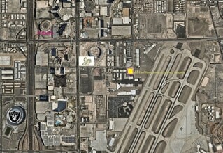 195 E Reno Ave, Las Vegas, NV - Aérien  Vue de la carte