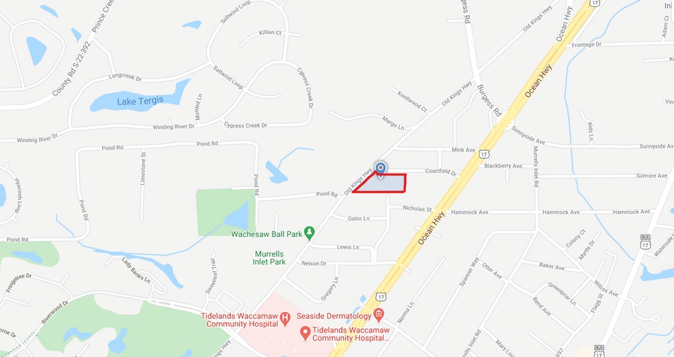 115 Courtfield Dr Is Vacant Land In Murrells Inlet Sc, Murrells Inlet, SC à vendre - Photo du bâtiment - Image 3 de 8