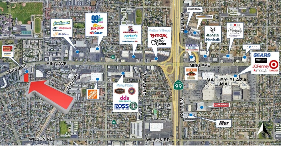 5001 Ming Ave, Bakersfield, CA for sale - Building Photo - Image 2 of 7