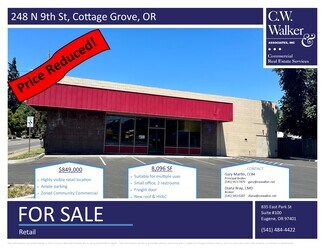 More details for 248 N 9th St, Cottage Grove, OR - Retail for Sale