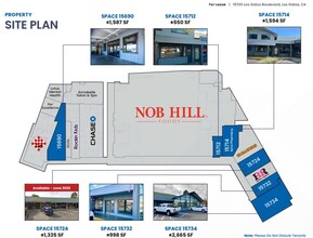 15662-15732 Los Gatos Blvd, Los Gatos, CA for lease Site Plan- Image 1 of 1