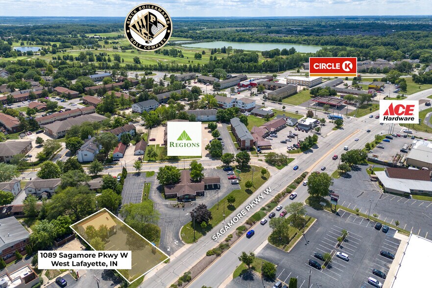 1089 Sagamore Pky W, West Lafayette, IN à vendre - Aérien - Image 2 de 21