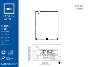 7950 Legacy Dr, Plano, TX à louer Plan d  tage- Image 1 de 2