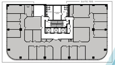 855 8th Ave SW, Calgary, AB à louer Plan d  tage- Image 1 de 1