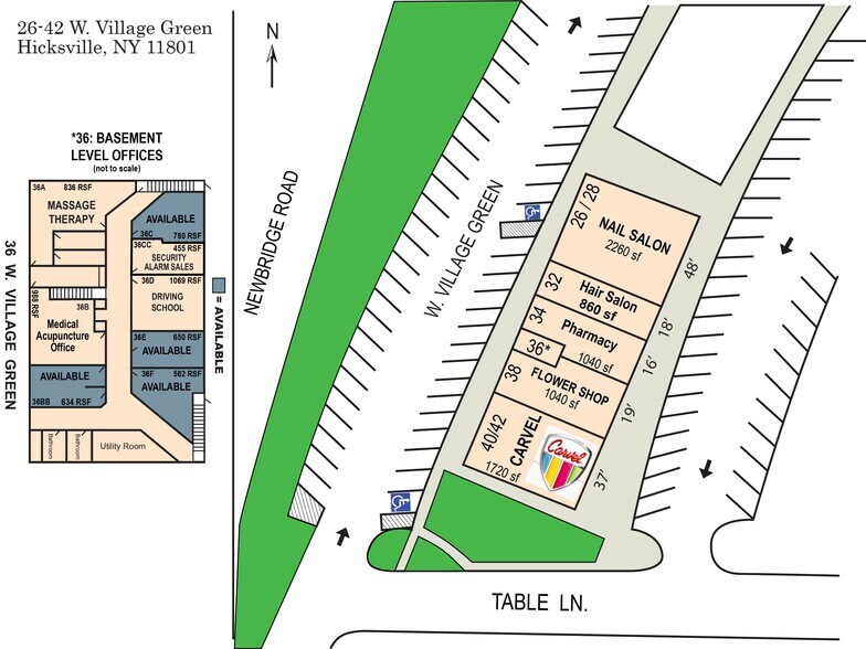 26-42 W Village Green Ave, Hicksville, NY à vendre - Plan de site - Image 2 de 9