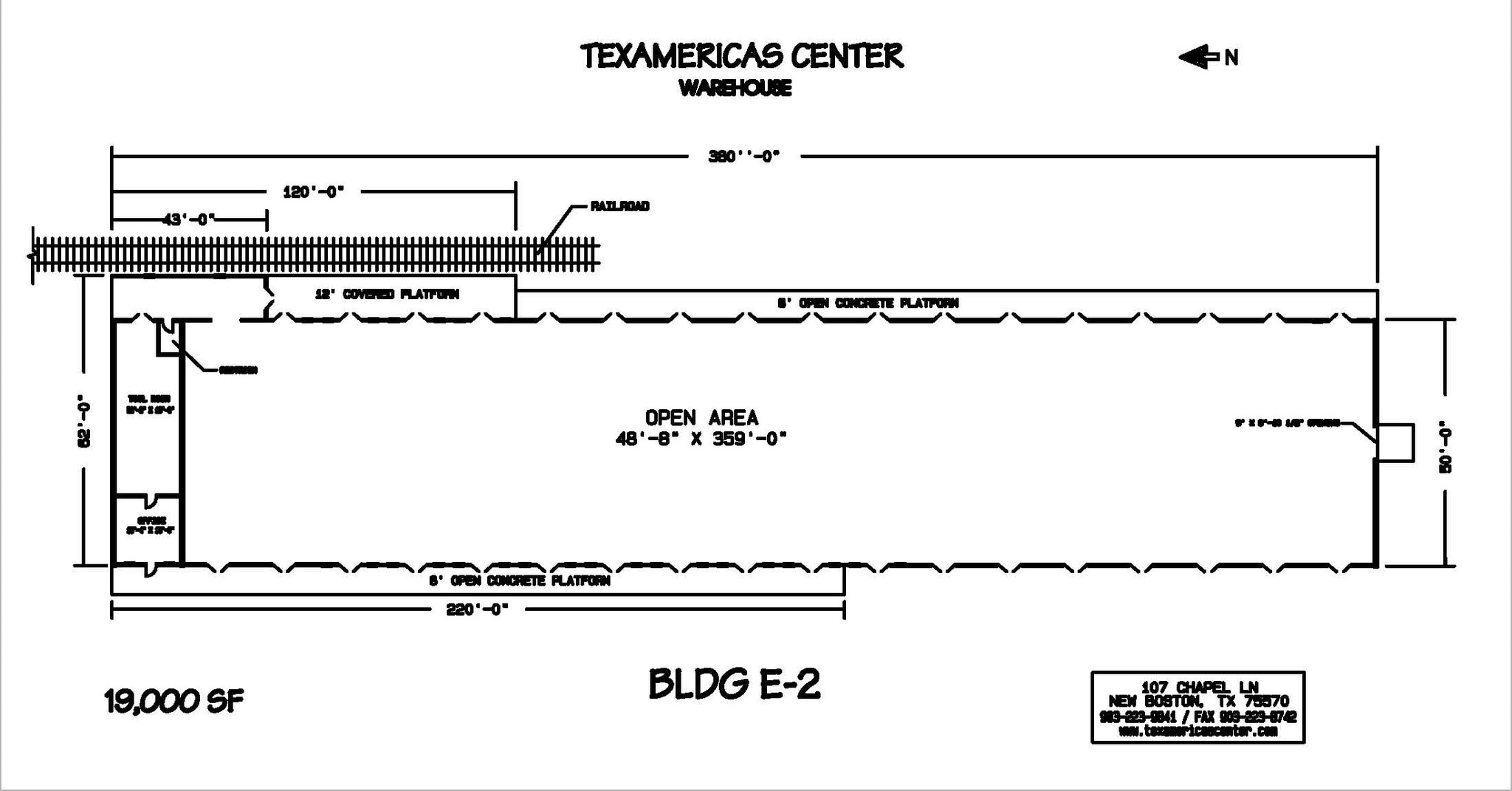 490 Oak St, Hooks, TX for lease Floor Plan- Image 1 of 1