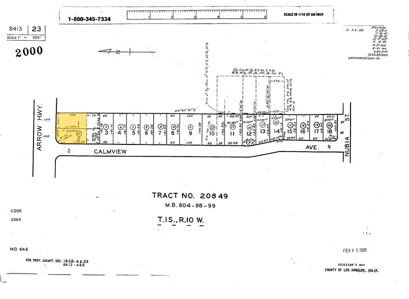 15232 Arrow Hwy, Baldwin Park, CA à vendre - Plan cadastral - Image 2 de 7