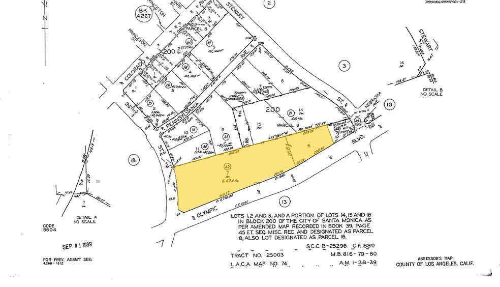 2701 Olympic Blvd, Santa Monica, CA for lease - Plat Map - Image 2 of 6