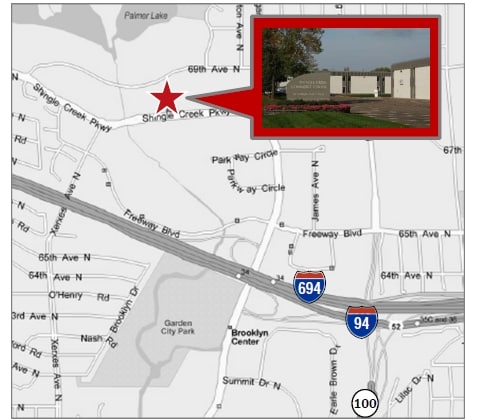 6820 Shingle Creek Pky, Brooklyn Center, MN for lease Aerial- Image 1 of 2