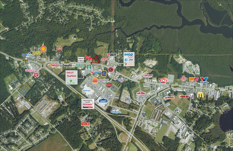 2814 Richlands Hwy, Jacksonville, NC à louer - Photo du bâtiment - Image 2 de 4