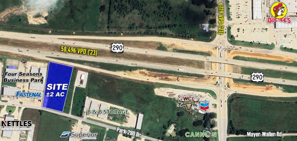 US 290 @ Park 290 Drive, Waller, TX à vendre Photo du bâtiment- Image 1 de 2