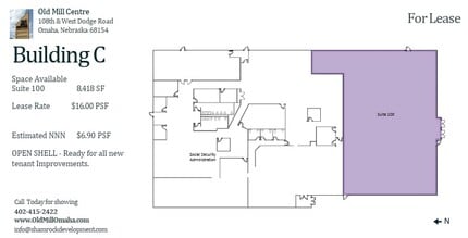 622 N 108th Ct, Omaha, NE for lease Floor Plan- Image 1 of 4