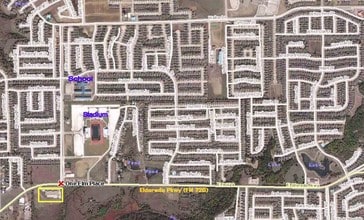 1000 E Eldorado Pky, Little Elm, TX - Aérien Vue de la carte