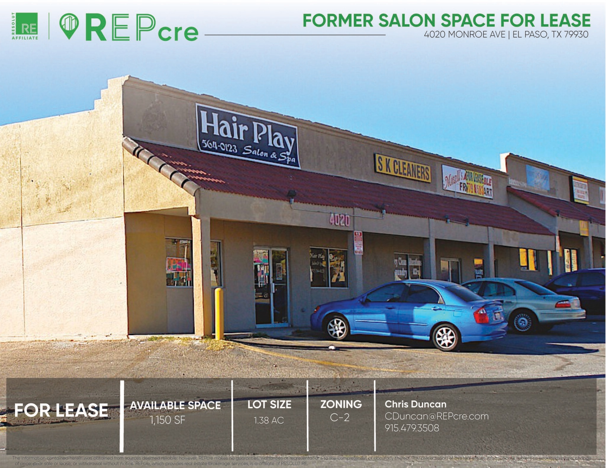 4020 Monroe Ave, El Paso, TX for lease Building Photo- Image 1 of 7