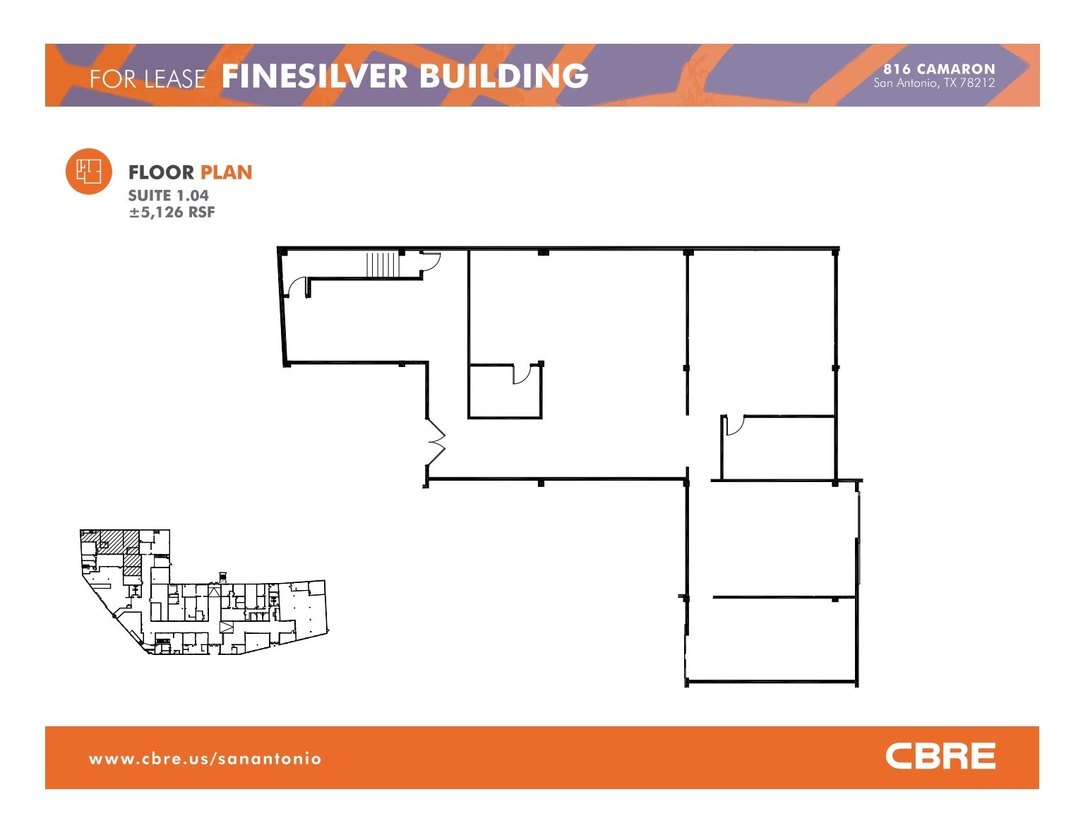 816 Camaron St, San Antonio, TX for lease Floor Plan- Image 1 of 1