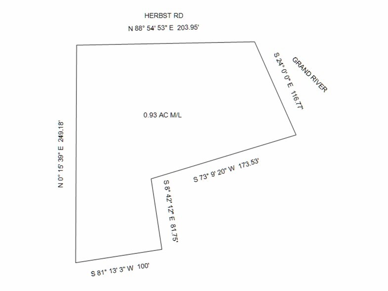 8050 W Grand River Rd, Brighton, MI for sale - Plat Map - Image 2 of 3