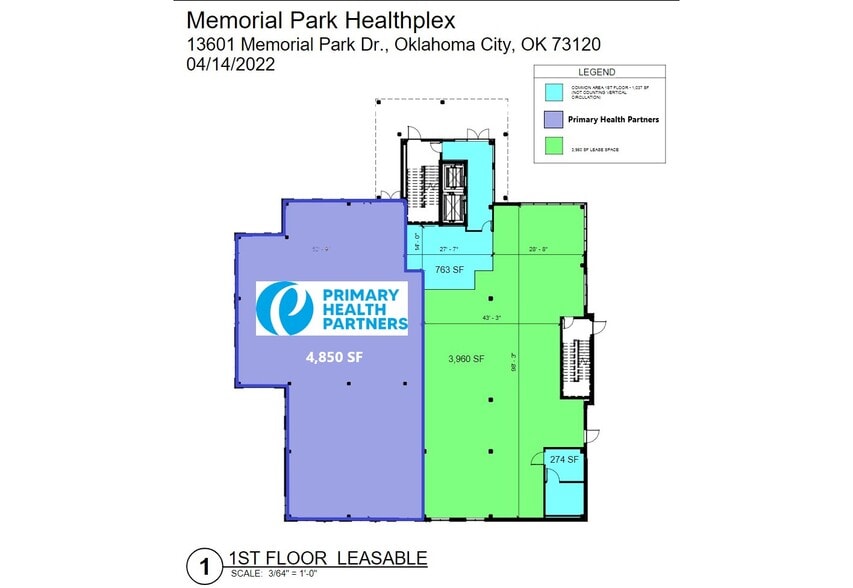 13601 W Memorial Park Dr, Oklahoma City, OK à louer - Plan d’étage - Image 2 de 14