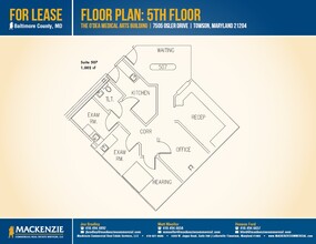 7505 Osler Dr, Towson, MD for lease Floor Plan- Image 1 of 1