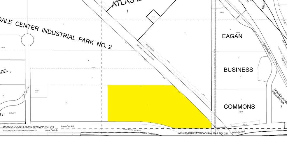 917 Lone Oak Rd, Eagan, MN à louer - Plan cadastral - Image 2 de 9