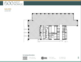 500 West Monroe St, Chicago, IL à louer Plan d  tage- Image 1 de 1