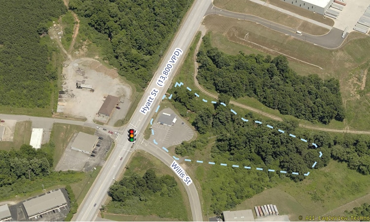 353 Hyatt St, Gaffney, SC for sale - Aerial - Image 2 of 6