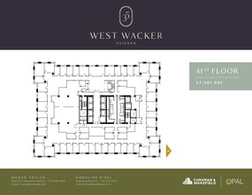 35 W Wacker Dr, Chicago, IL à louer Plan d’étage- Image 1 de 1